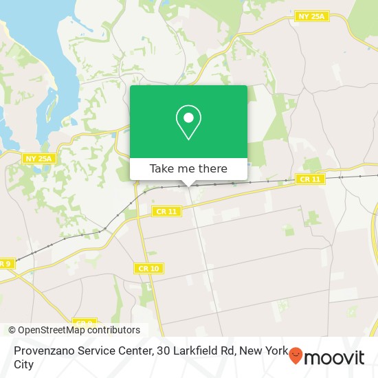 Provenzano Service Center, 30 Larkfield Rd map