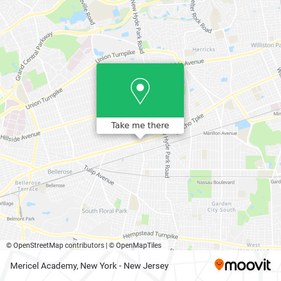 Mericel Academy map