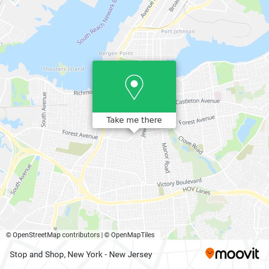 Stop and Shop map