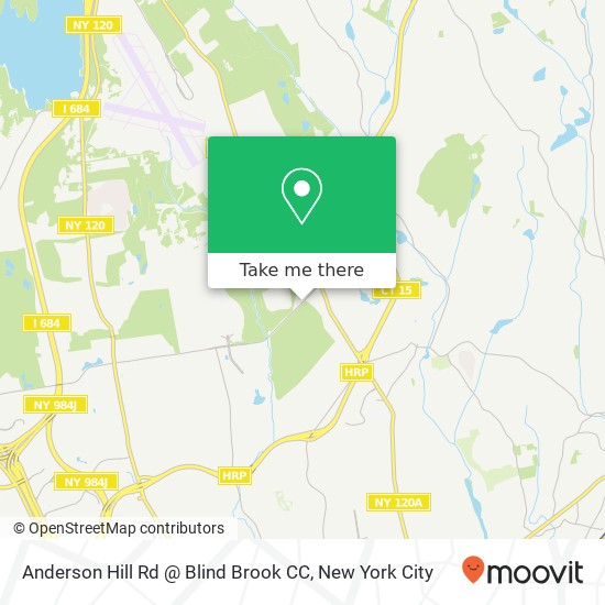 Mapa de Anderson Hill Rd @ Blind Brook CC