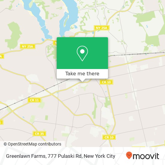 Greenlawn Farms, 777 Pulaski Rd map