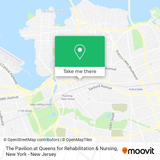 Mapa de The Pavilion at Queens for Rehabilitation & Nursing