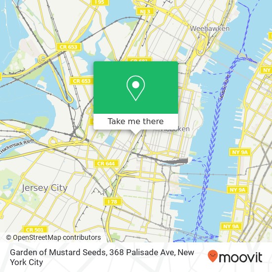 Garden of Mustard Seeds, 368 Palisade Ave map