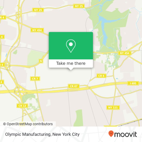 Mapa de Olympic Manufacturing