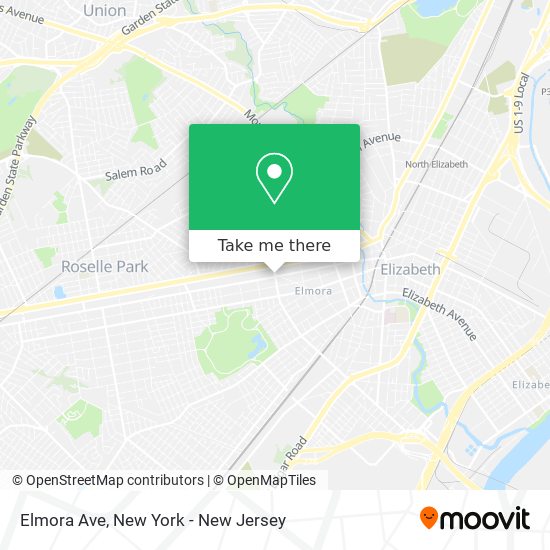 Mapa de Elmora Ave