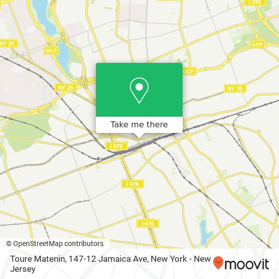 Mapa de Toure Matenin, 147-12 Jamaica Ave