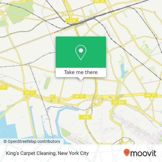 Mapa de King's Carpet Cleaning, 118-57 128th St