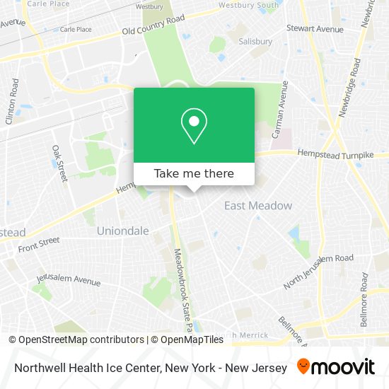 Northwell Health Ice Center map