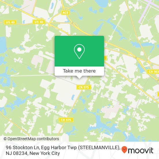 96 Stockton Ln, Egg Harbor Twp (STEELMANVILLE), NJ 08234 map