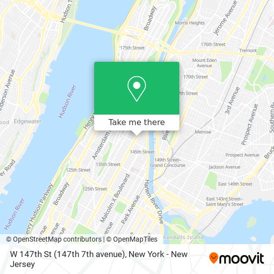 Mapa de W 147th St (147th 7th avenue)