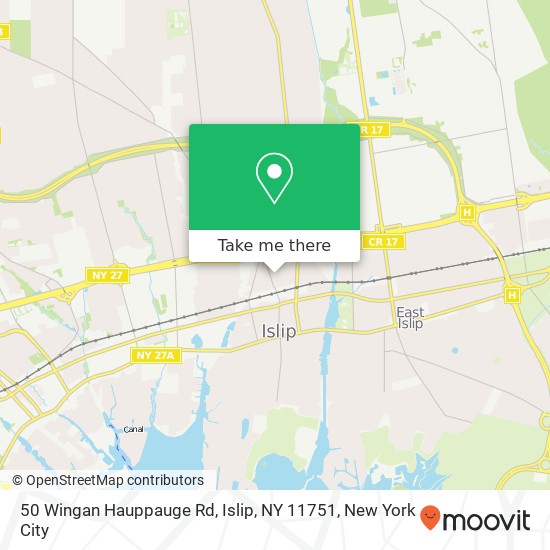 50 Wingan Hauppauge Rd, Islip, NY 11751 map