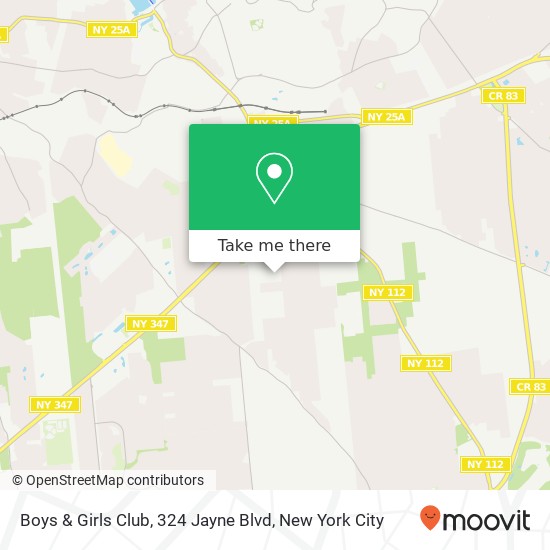 Mapa de Boys & Girls Club, 324 Jayne Blvd