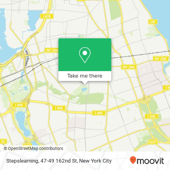 Mapa de Stepslearning, 47-49 162nd St