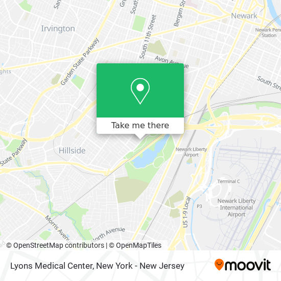 Mapa de Lyons Medical Center