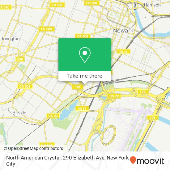 North American Crystal, 290 Elizabeth Ave map