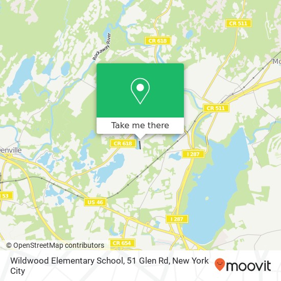 Mapa de Wildwood Elementary School, 51 Glen Rd