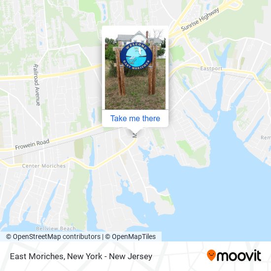 East Moriches map