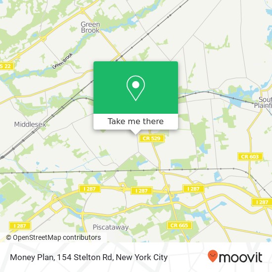 Money Plan, 154 Stelton Rd map