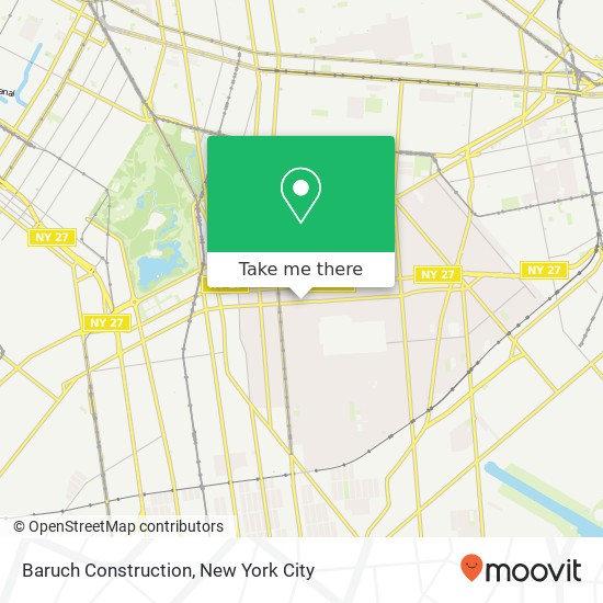 Baruch Construction map