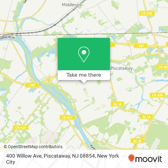 400 Willow Ave, Piscataway, NJ 08854 map