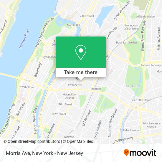 Morris Ave map