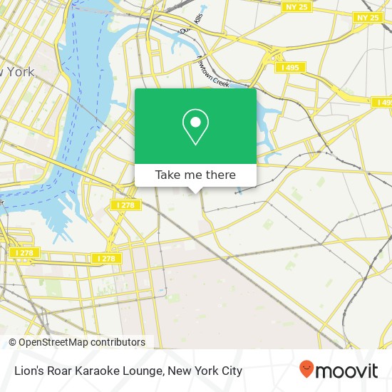 Lion's Roar Karaoke Lounge map