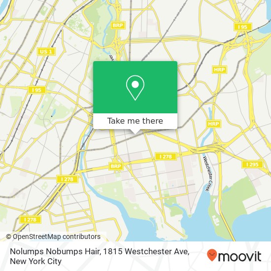 Nolumps Nobumps Hair, 1815 Westchester Ave map