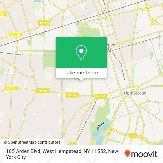185 Arden Blvd, West Hempstead, NY 11552 map