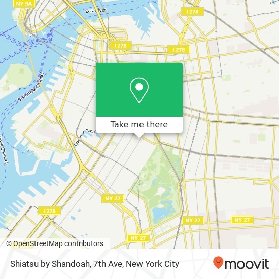 Shiatsu by Shandoah, 7th Ave map