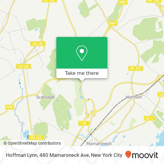 Mapa de Hoffman Lynn, 480 Mamaroneck Ave