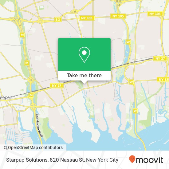 Mapa de Starpup Solutions, 820 Nassau St