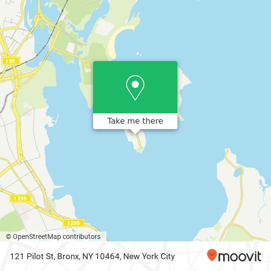 Mapa de 121 Pilot St, Bronx, NY 10464