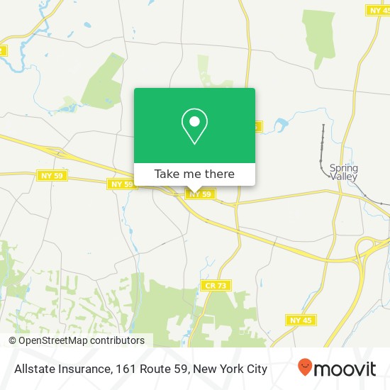 Mapa de Allstate Insurance, 161 Route 59