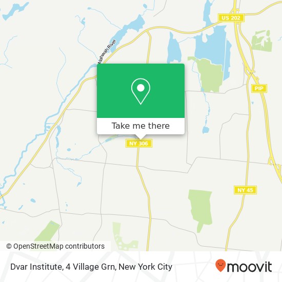 Dvar Institute, 4 Village Grn map