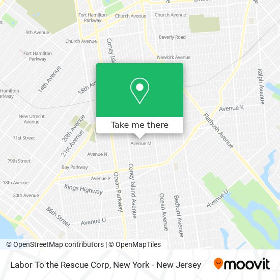 Labor To the Rescue Corp map