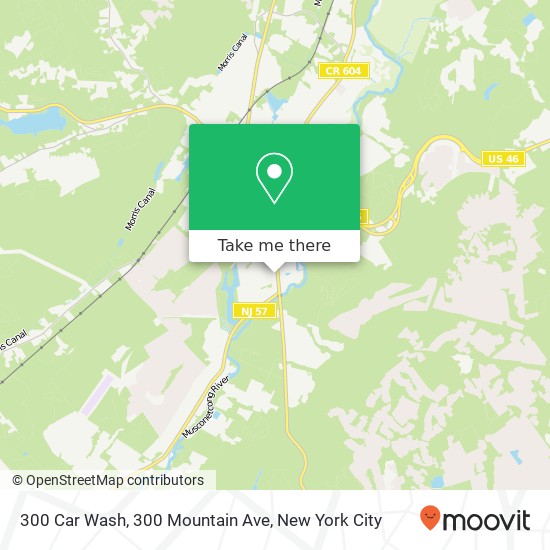 Mapa de 300 Car Wash, 300 Mountain Ave