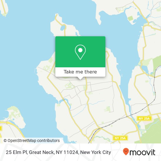 25 Elm Pl, Great Neck, NY 11024 map