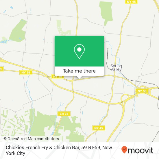 Mapa de Chickies French Fry & Chicken Bar, 59 RT-59