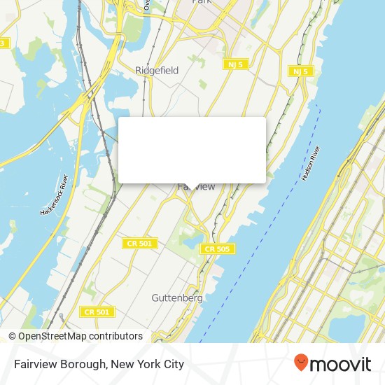 Mapa de Fairview Borough