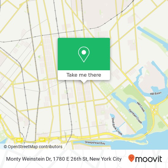 Mapa de Monty Weinstein Dr, 1780 E 26th St