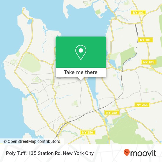 Mapa de Poly Tuff, 135 Station Rd