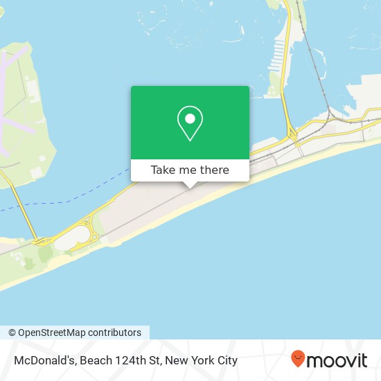 Mapa de McDonald's, Beach 124th St