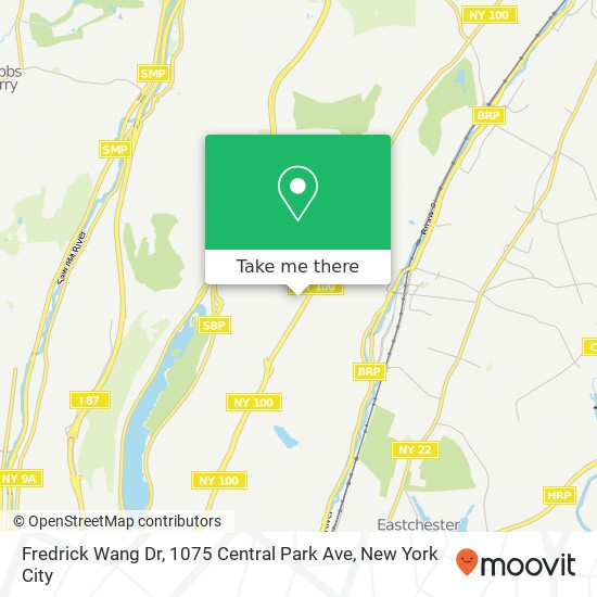 Fredrick Wang Dr, 1075 Central Park Ave map