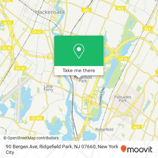 90 Bergen Ave, Ridgefield Park, NJ 07660 map