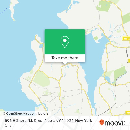 596 E Shore Rd, Great Neck, NY 11024 map