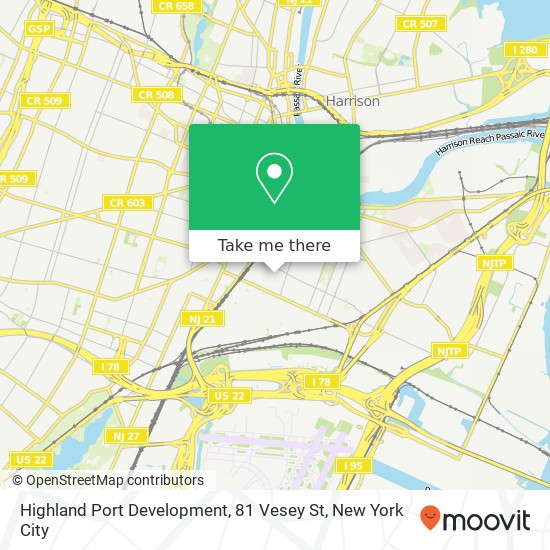 Highland Port Development, 81 Vesey St map
