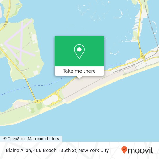 Mapa de Blaine Allan, 466 Beach 136th St