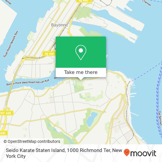Mapa de Seido Karate Staten Island, 1000 Richmond Ter