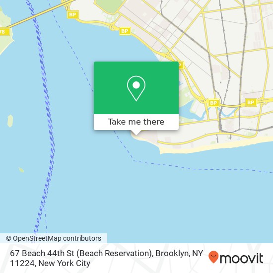 67 Beach 44th St (Beach Reservation), Brooklyn, NY 11224 map