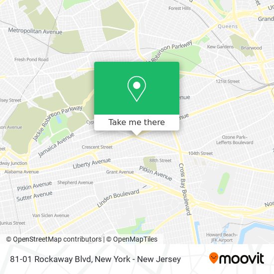 Mapa de 81-01 Rockaway Blvd